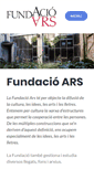 Mobile Screenshot of fundacioars.org